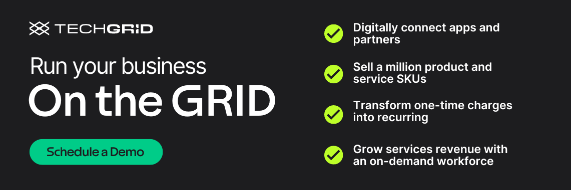 Run your business on the Grid - Schedule Demo Banner
